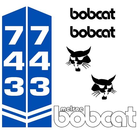 bobcat skid steer stickers